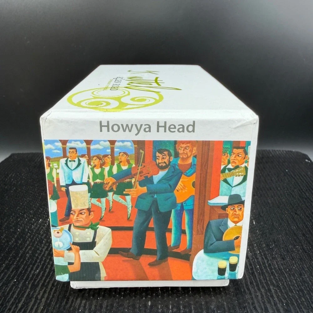 Graham Knuttel Raglan Road Salt‎ and Pepper Set Howya Head Tipperary Crystal